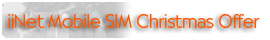 iiNet Mobile SIM Christmas Offer Ad